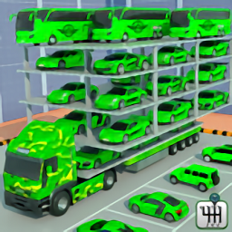 军车运输车游戏(Army Vehicle Transporter Truck Simulator)