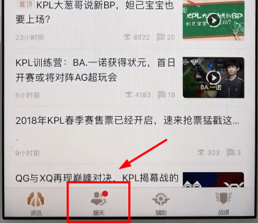 王者荣耀查看战绩