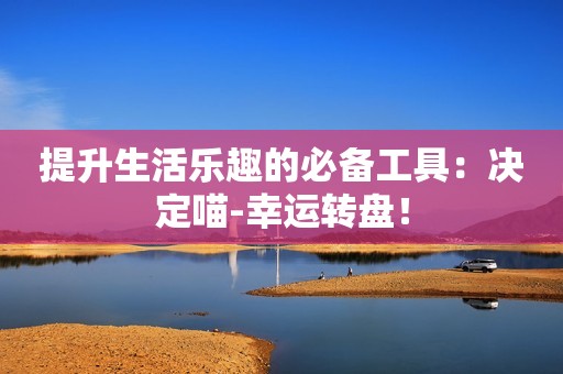 提升生活乐趣的必备工具：决定喵-幸运转盘！