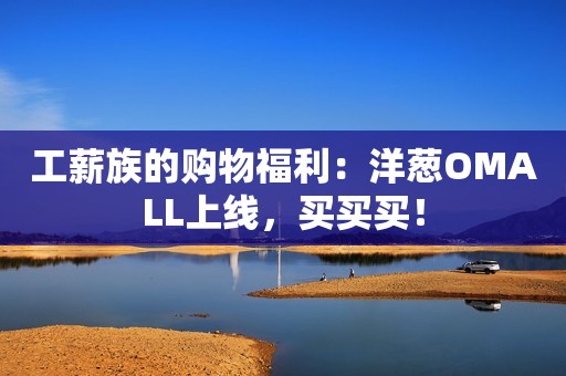 工薪族的购物福利：洋葱OMALL上线，买买买！