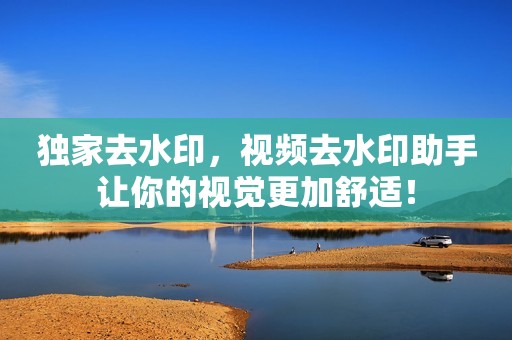 独家去水印，视频去水印助手让你的视觉更加舒适！
