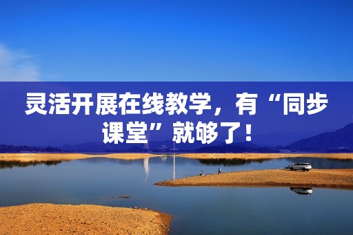 灵活开展在线教学，有“同步课堂”就够了！