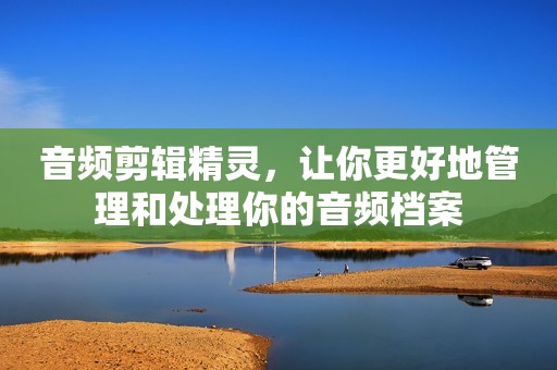 音频剪辑精灵，让你更好地管理和处理你的音频档案