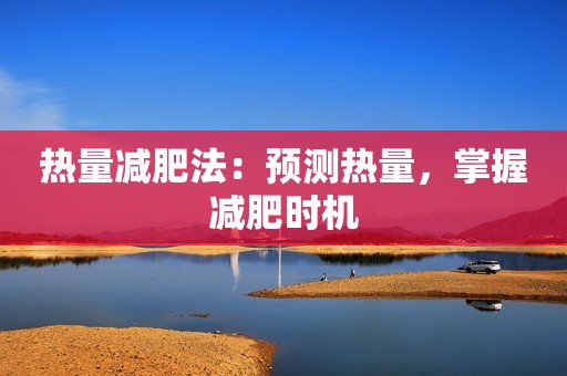 热量减肥法：预测热量，掌握减肥时机