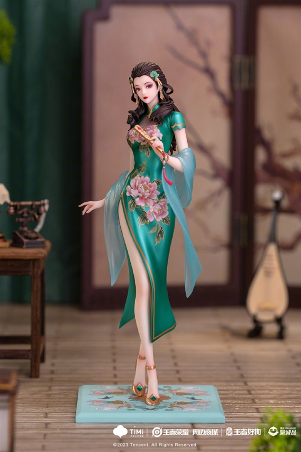 199元 《王者荣耀》“四大美女”旗袍手办开售：3D打印 高精模具超逼真