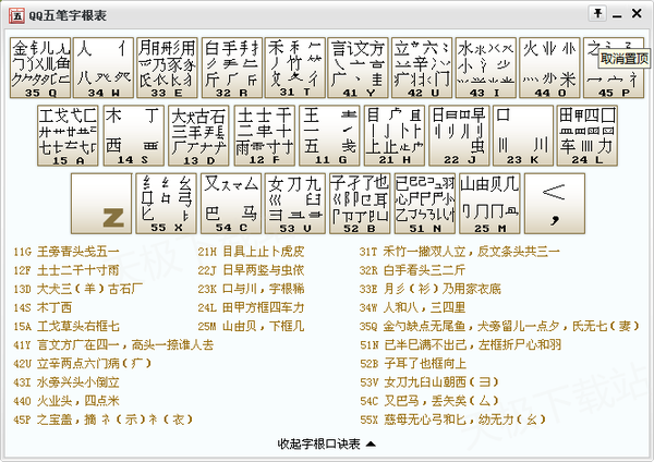 五笔输入法字根表口诀更好记方法语音