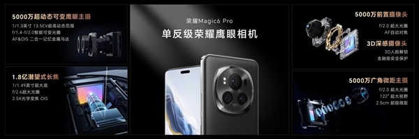 4399元起！Magic 6/Magic6 Pro发布：首发鸿燕卫星通信、1.8亿像素潜望长焦