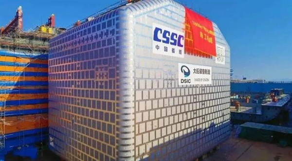 自主建造！单舱世界最大13000立方米B型LNG燃料舱交付