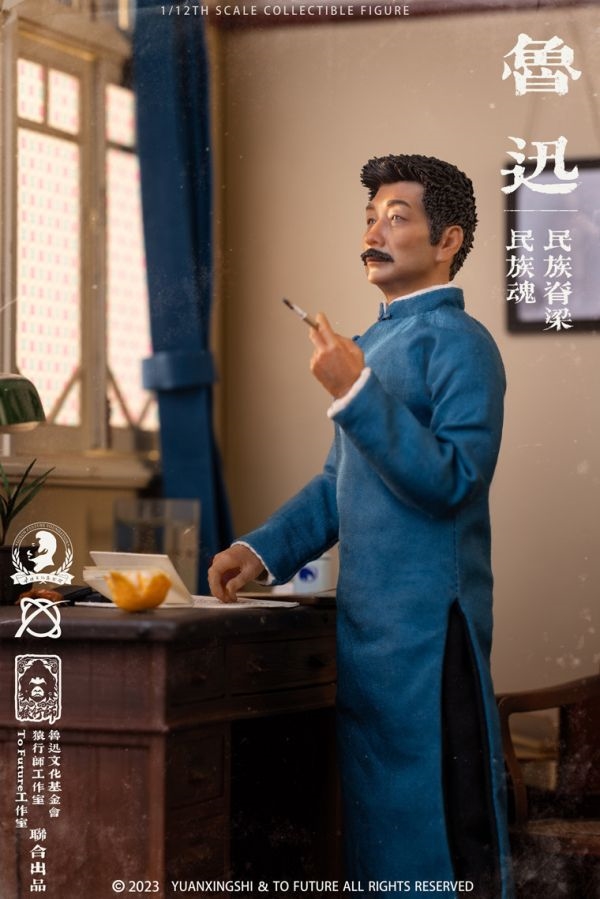 官方授权！东海模型上架鲁迅先生可动模型：栩栩如生