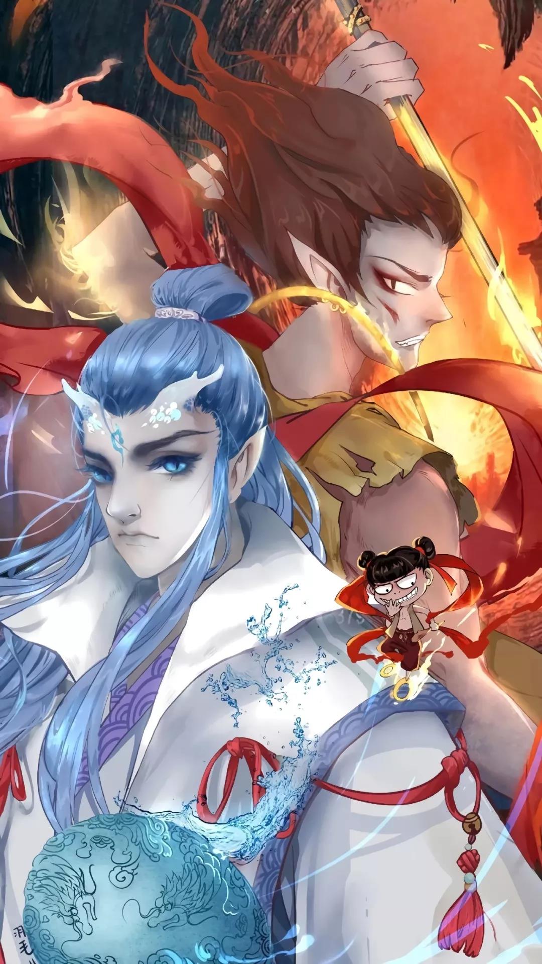 哪吒之魔童降世手机壁纸高清