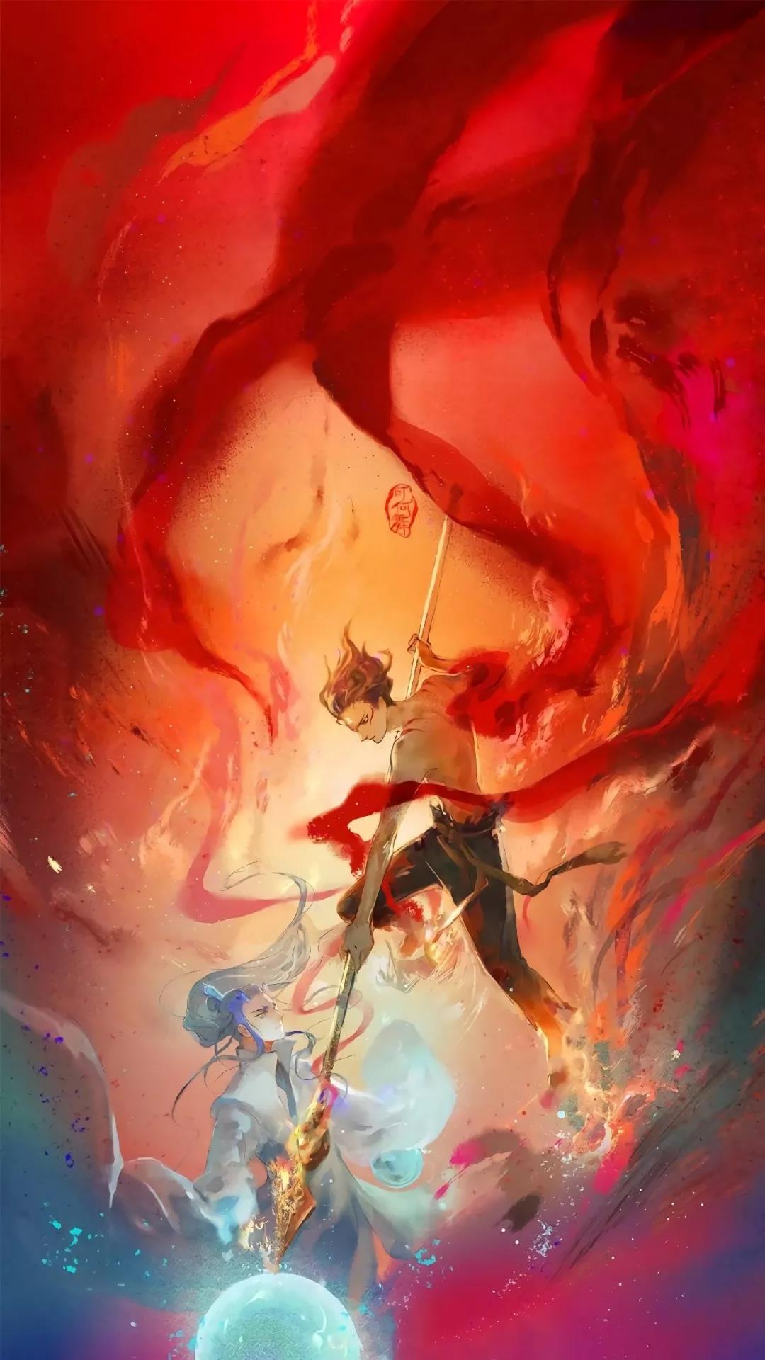哪吒之魔童降世手机壁纸高清