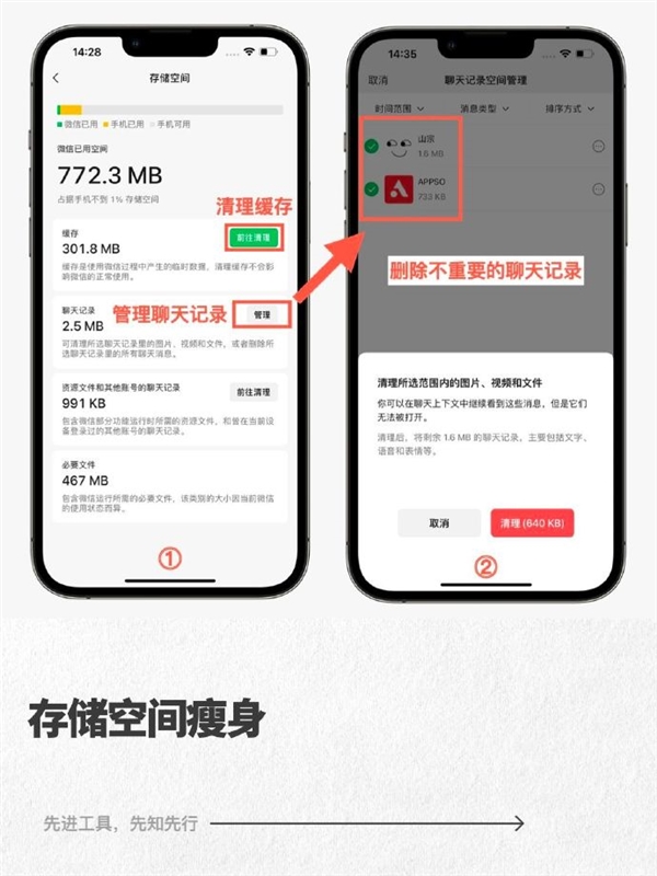 1TB不够用了！“微信占用了我200多G的内存”上热搜 这是巨信：教你如何清理
