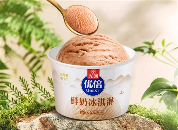 中华老字号：光明鲜奶冰淇淋4.58元/杯超值优惠