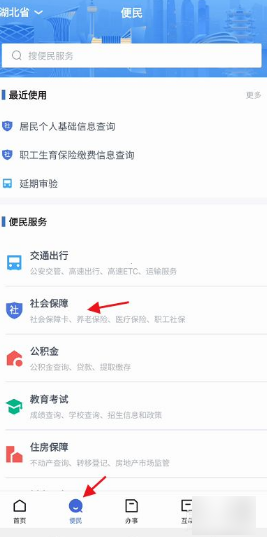 《鄂汇办》查询医保缴费记录方法