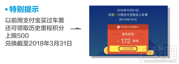支付宝铁路里程是什么