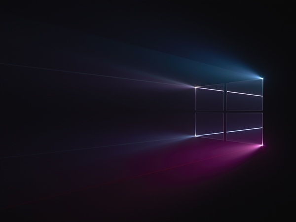 Windows 10默认壁纸竟不是电脑生成！真实激光、窗户打出来的