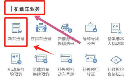交管12123怎么选车牌号码