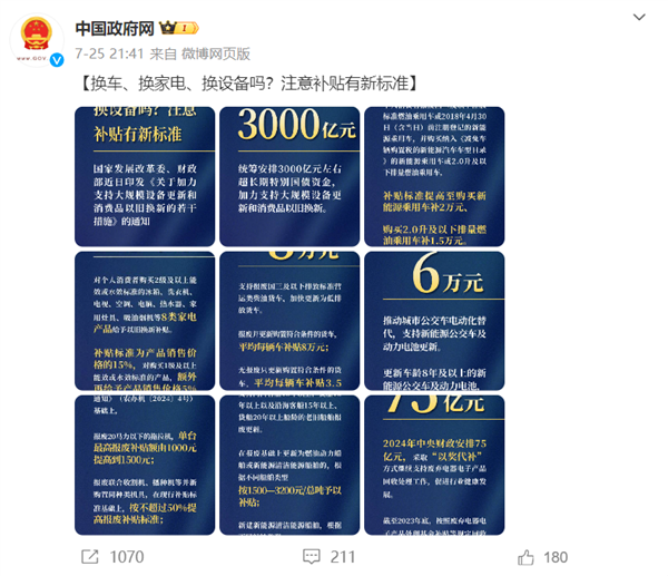 把老车拿去报废 能赚两万！国补来劲了