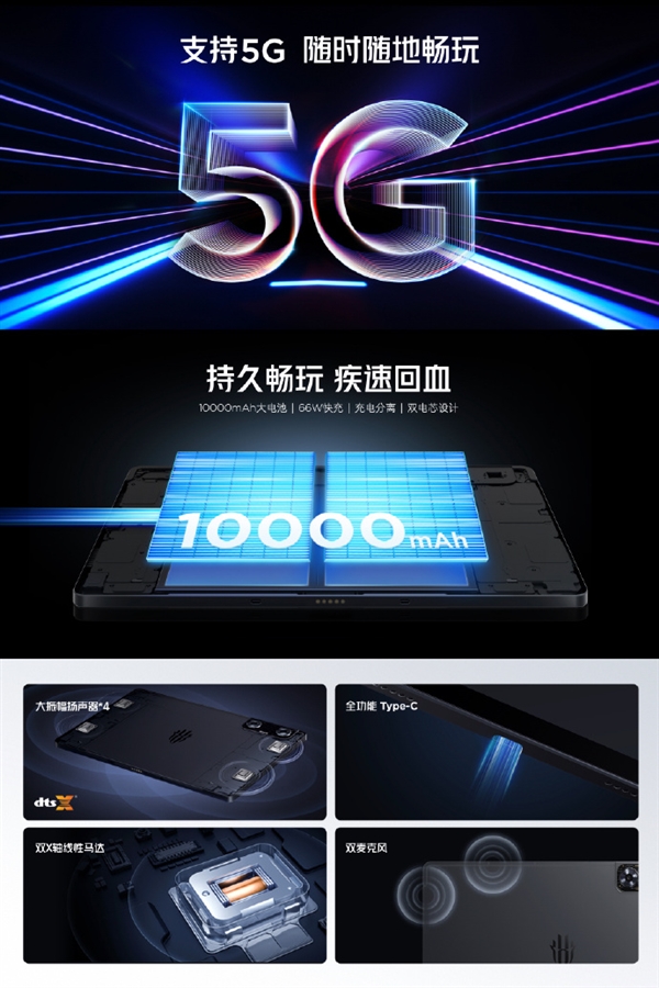 红魔平板·3D探索版发布：全场景裸眼3D显示 应用一键2D转3D