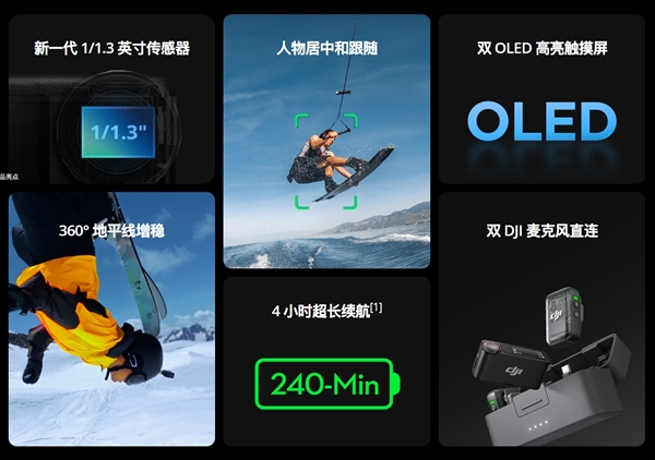 2598元起！大疆Osmo Action 5 Pro发布：屏幕加大、4小时超长续航