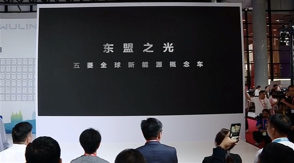 五菱首款全球新能源概念车“东盟之光” 首发：双鸥翼门！