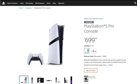 曝PS5 Pro恐因价格高致预购量不佳:甚至没引来黄牛