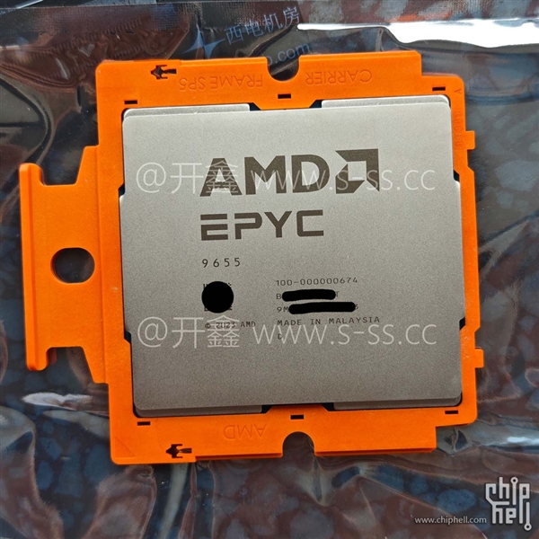 128核心500W功耗!AMD Zen5 EPYC提前走光