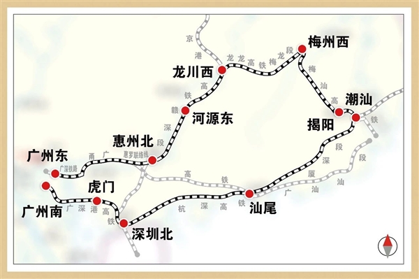 两条环线闪亮登场!从广州到广州、从汕头到汕头