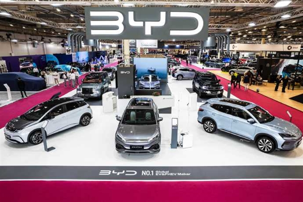 比亚迪多款车型亮相雅典汽车展览会:已正式登陆希腊市场