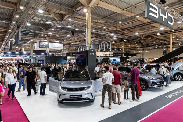 比亚迪多款车型亮相雅典汽车展览会:已正式登陆希腊市场