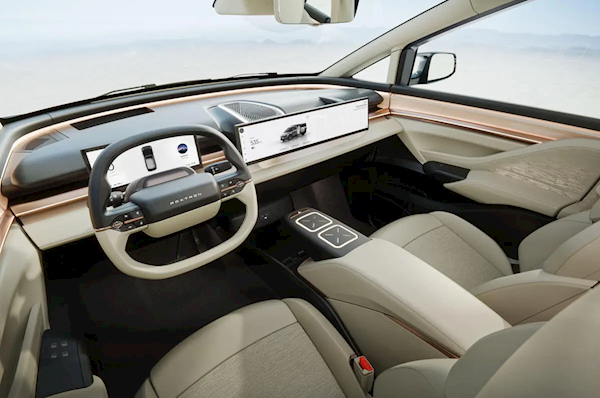 富士康Model D MPV亮相:外观硬派 车内多处搭载苹果专属配件