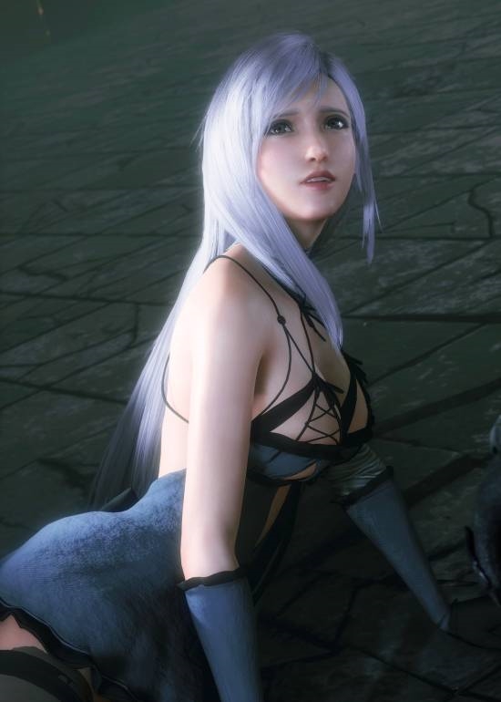 《FF7》蒂法绝色饭制美图：白发、胶衣、泳装任君赏