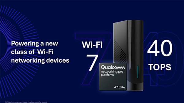 高通发布Networking Pro A7 Elite平台:集成40TOPS NPU和Wi-Fi 7