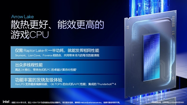 功耗降低58% 多线程性能提升超15%!英特尔酷睿Ultra 200S解析