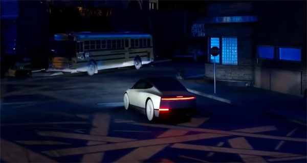 特斯拉Robotaxi无人驾驶出租车亮相:双蝶翼门、没有方向盘和踏板