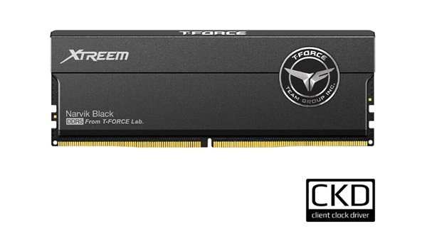 十铨推出T-Force Xtreem CKD DDR5内存：9600 MT/s超频能力