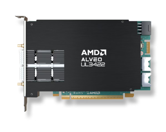 保持最低时延世界纪录!AMD发布Alveo UL3422加速卡:尺寸减半性能不变