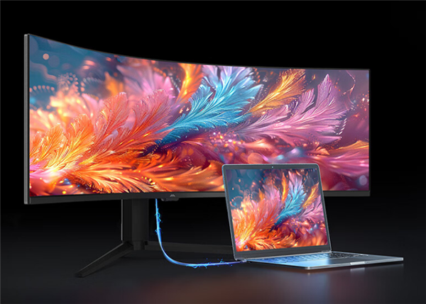 11999元 TCL雷鸟推出新款57寸显示器:1000R大曲率、双4K分辨率