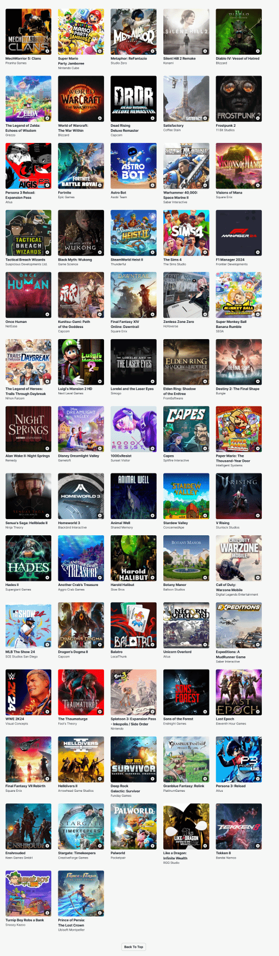 今年IGN8分以上游戏盘点:共计67款 《黑神话:悟空》上榜