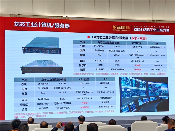 龙芯大秀工业生态成果:73家新品齐发、开源鸿蒙好朋友