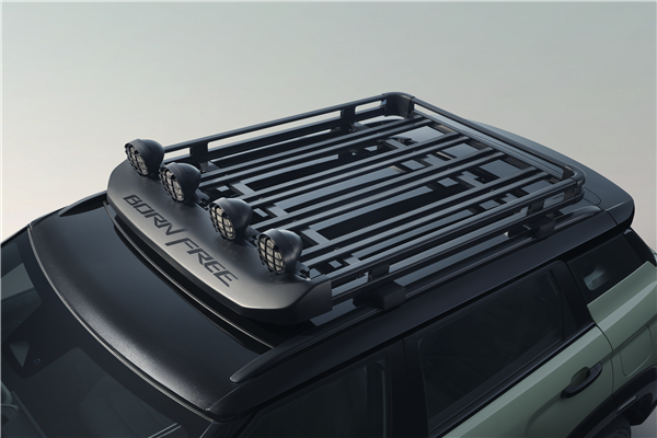 吉利牛仔官图发布:原厂四车顶探灯、夜晚无惧远光狗