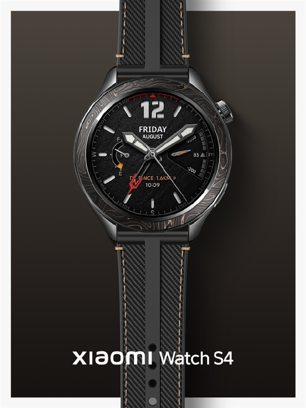 小米手表S4首发搭载小米澎湃OS 2:自定义手势 控车控家全搞定
