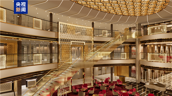 我国第二艘国产大型邮轮正式命名:爱达·花城号