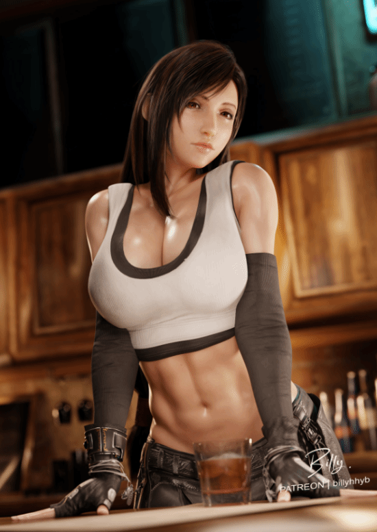 万圣节小恶魔蒂法渲染图:气质邪魅