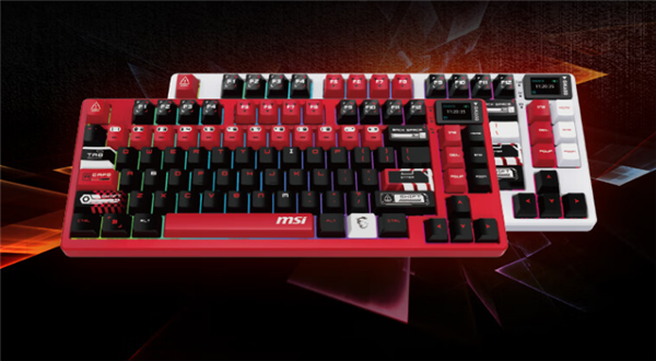 首发449元 微星推出FORGE GK600 W方程式机械键盘:三模连接 全键热插拔