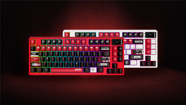 首发449元 微星推出FORGE GK600 W方程式机械键盘:三模连接 全键热插拔