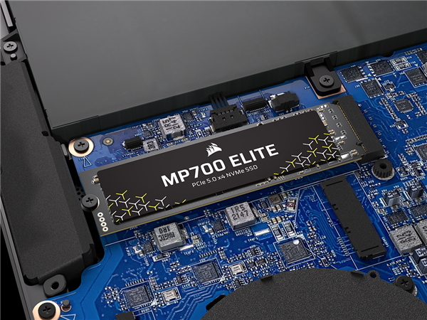 海盗船发布MP700 Elite PCIe 5.0 SSD:最高只能跑10GB/s