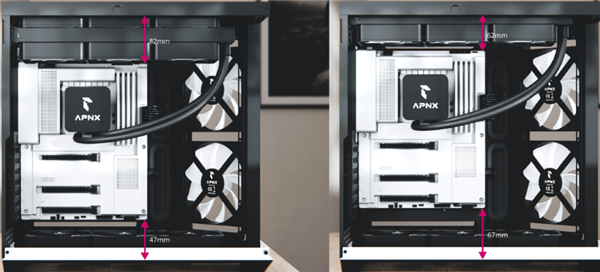 APNX推出V1中塔机箱:前侧45°透风面板、木制格栅设计