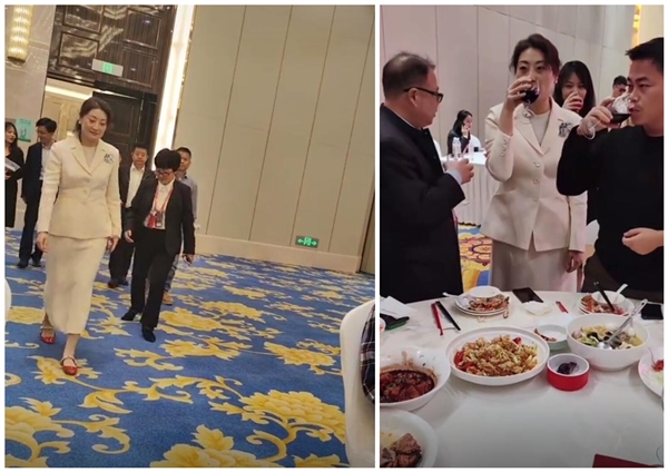娃哈哈举办销售工作表彰大会:宗馥莉挨桌敬酒大经销商