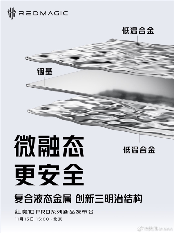 真全面屏迈入1.5K时代！红魔10 Pro系列正式发布：售价4999元起